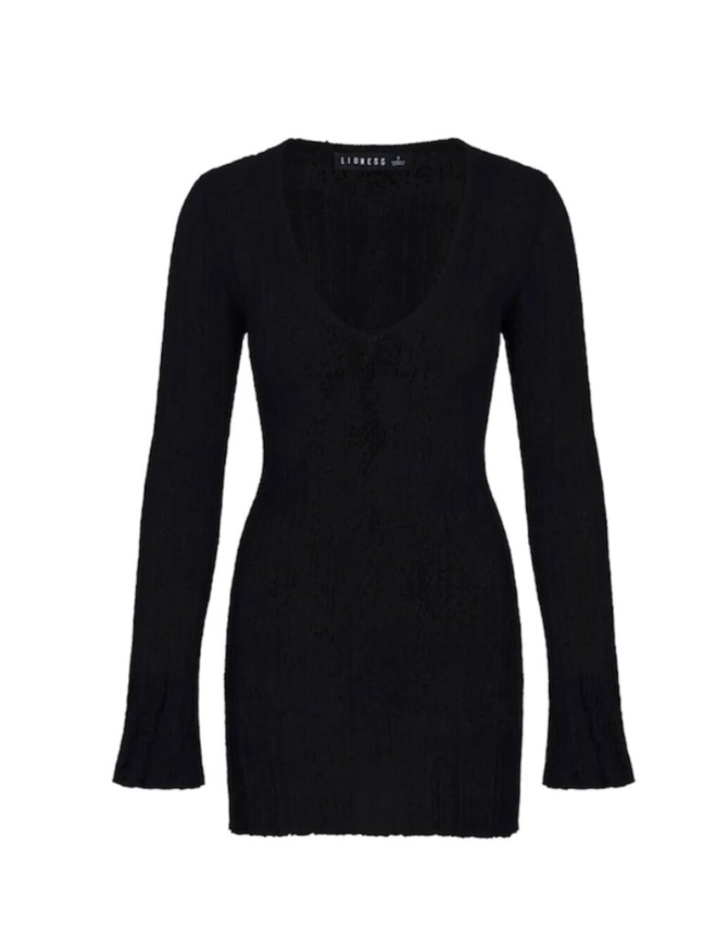 Lioness Coyote Knit Dress - Black NWT L